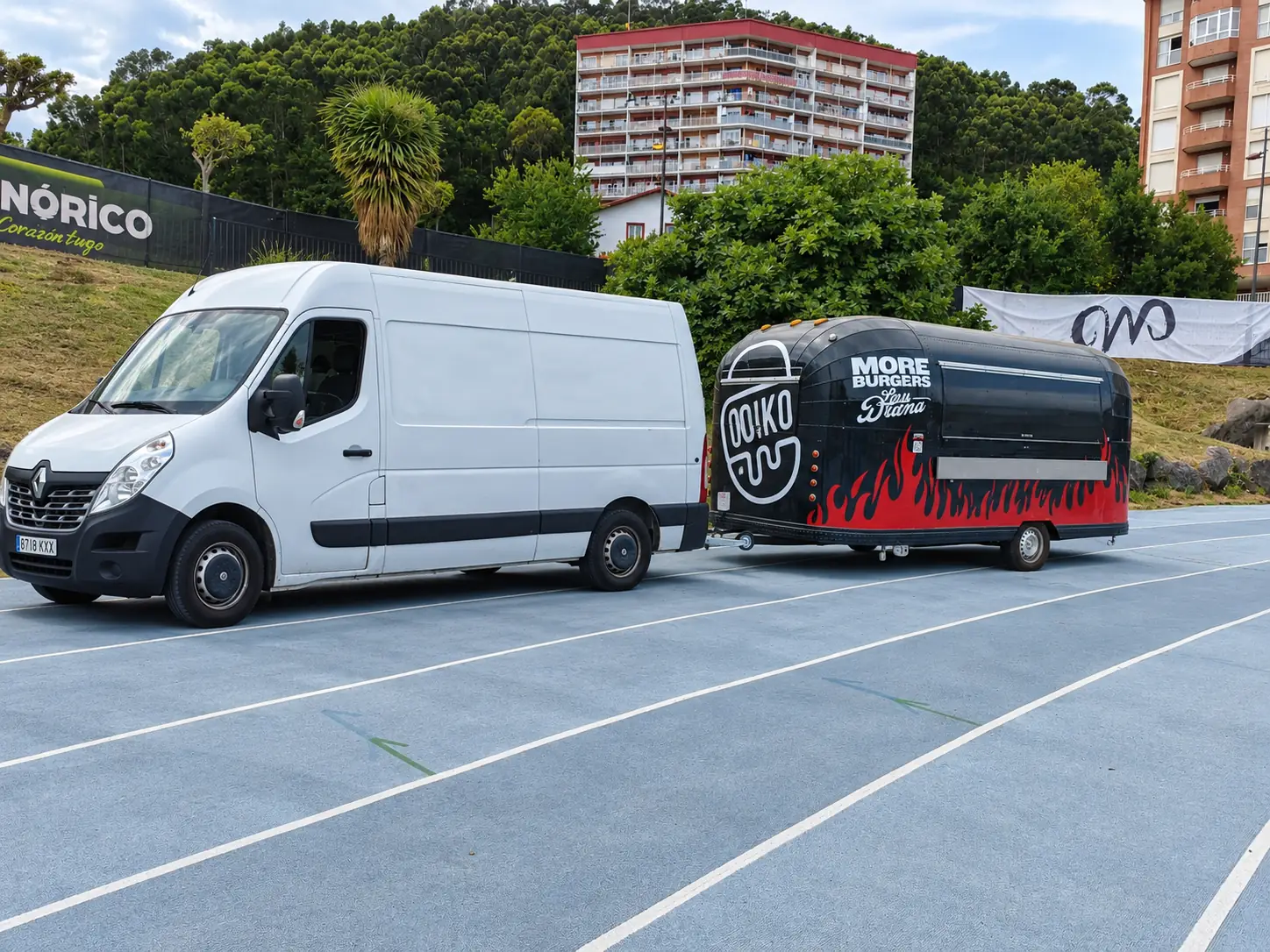 Transporte de food truck a eventos